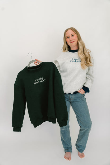 Classic Crewneck- Forest Green