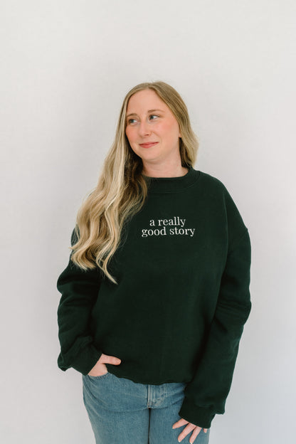 Classic Crewneck- Forest Green